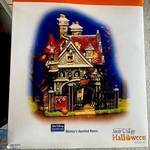 Dept 56 55375 AS IS Mickey's Haunted House snow village accessory Halloween